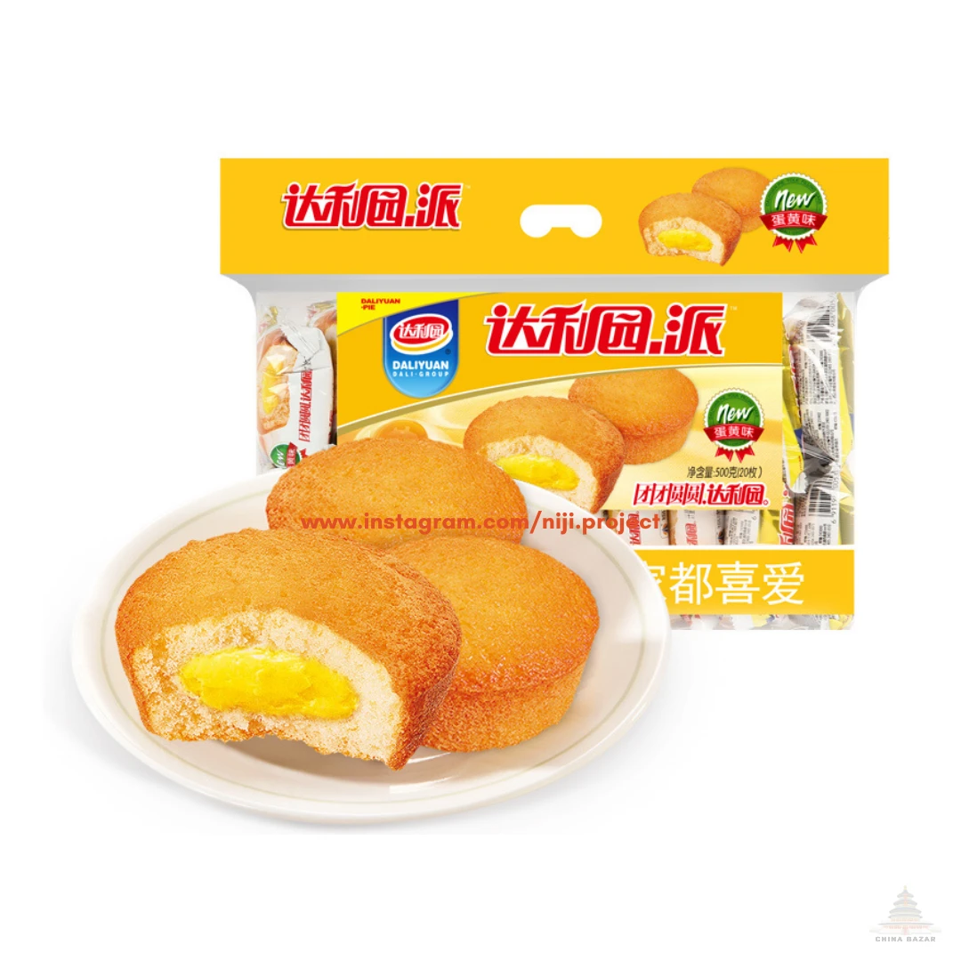 Daliyuan Egg Yolk Pie Whole Box Fast Breakfast Bun Cake Snacks - China Bazar